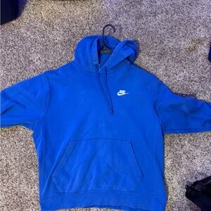Nike Men's Royal Blue Hoodie
